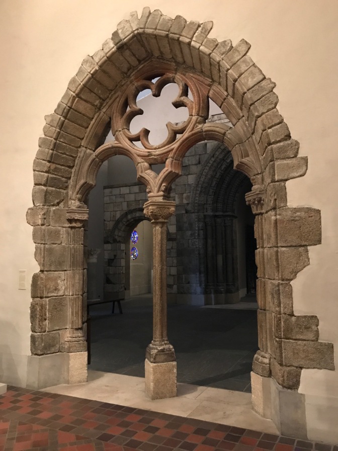 Arched entrance from a 12th century convent.